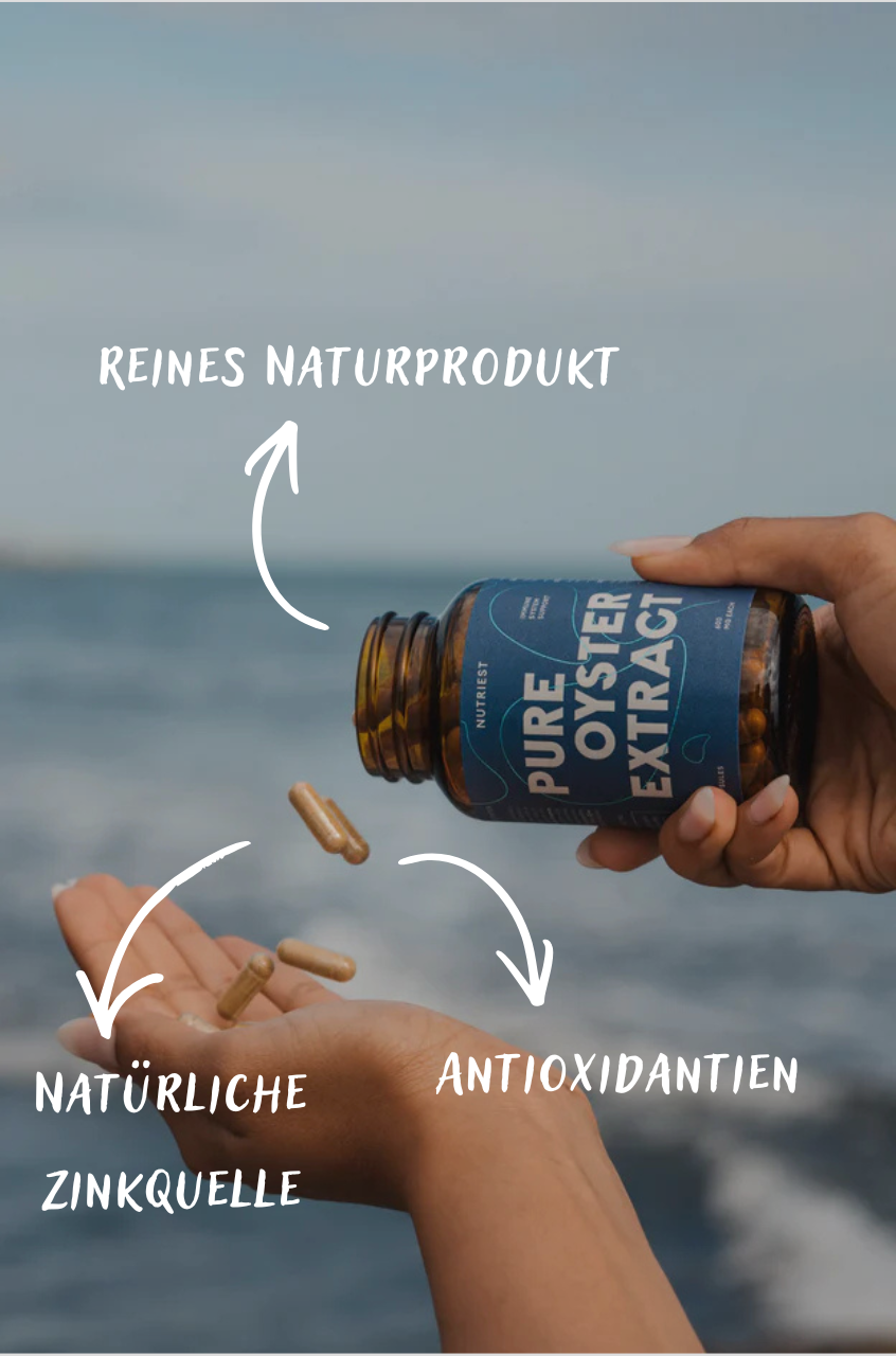Reiner Austernextrakt in Kapseln