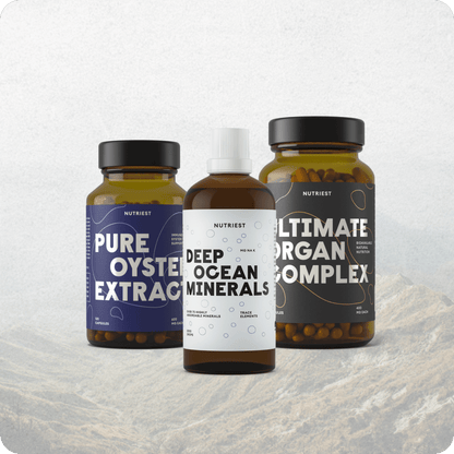 Basis-Trio zinc and magnesium set: Organ Complex, oyster extract and Deep Sea Minerals