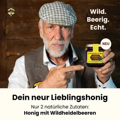 Honig mit Wildheidelbeeren 250g