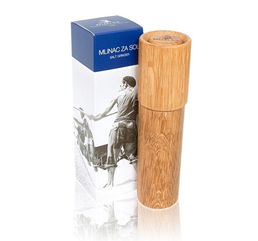 Salzmühle aus Holz mit Keramikmahlwerk – Solana Nin